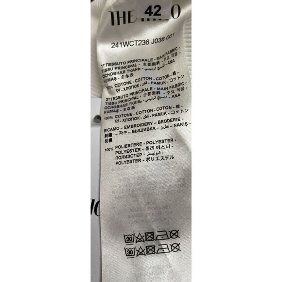 The Attico Eyelet-Embellished Ribbed-knit Tank Top NWT Size 42/ US 4-6 - Picture 9 of 12